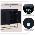 Buffet AndMakers Wood 47.2 po. avec 4 portes