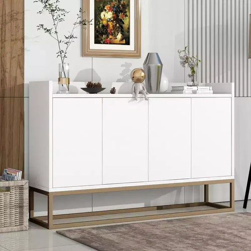 Buffet AndMakers Wood 47.2 po. avec 4 portes