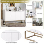 Buffet AndMakers Wood 47.2 po. avec 4 portes