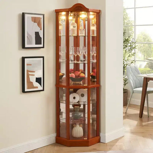 AndMakers Vitrine avec 2 portes en verre de 42,5 cm