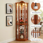 AndMakers Vitrine avec 2 portes en verre de 42,5 cm