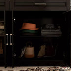 Commode Famapy 61W Meuble de Rangement pour Chambre à Coucher avec Prise Intégrée
