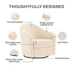 Fauteuil incurvé pivotant doux DHP