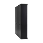 Bibliothèque en bois de 211,8 cm avec bande LED, étagères réglables à 5 niveaux et organisateur de rangement pour salon et bureau à domicile - ModernLuxe