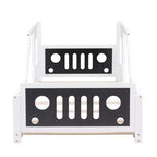 Lit plateforme Whisen en forme de voiture classique avec roues