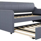 Lit de repos Whisen Upholstery avec lit gigogne relevable et port de charge USB