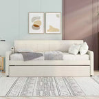 Lit de repos Whisen Upholstery avec lit gigogne relevable et port de charge USB