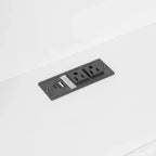 Lit de jour double en bois Whisen avec étagères de rangement, USB, LED et lit gigogne