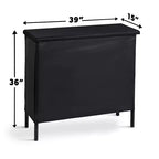 Table de bar portable GoBar pour événements - Station de bar mobile pop-up avec étui de transport