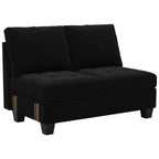 Belffin Modular Velvet Tufted Long Seat