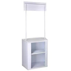 Comptoir de promotion portable Yescom, stand de salon professionnel pop-up, support de bannière d'affichage