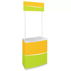 Comptoir de promotion portable Yescom, stand de salon professionnel pop-up, support de bannière d'affichage