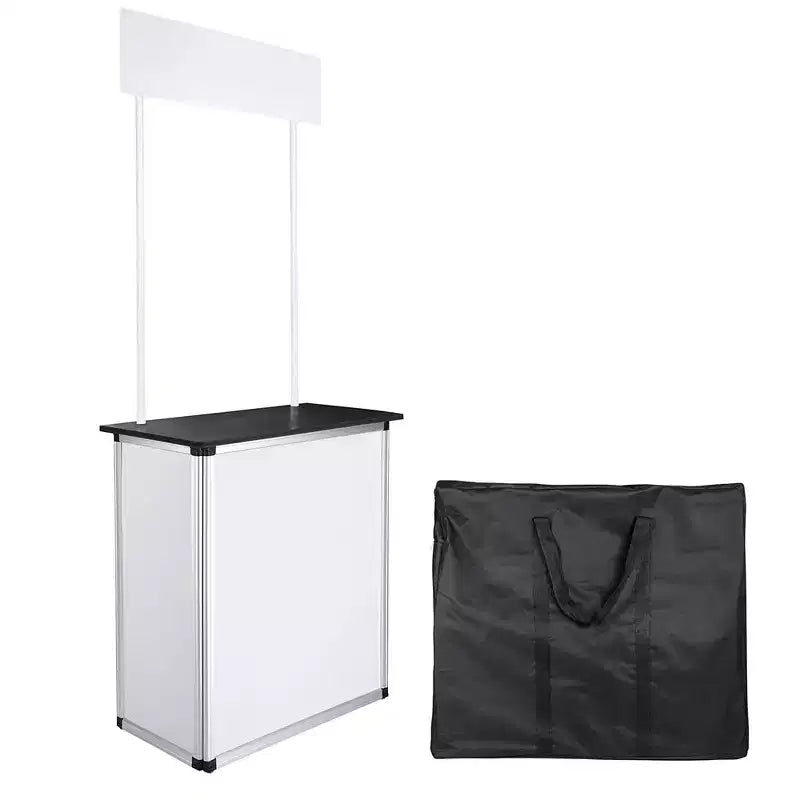 Yescom Portable Promotion Counter Table Pop Up Booth Trade Show Display Banner Stand