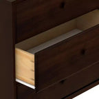 Plank+Beam Commode classique en bois massif 6 tiroirs, commode de rangement pour chambre, chiffonnier