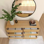 Plank+Beam Commode classique en bois massif 6 tiroirs, commode de rangement pour chambre, chiffonnier