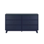 Plank+Beam Commode classique en bois massif 6 tiroirs, commode de rangement pour chambre, chiffonnier
