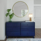 Plank+Beam Solid Wood Classic 6-Drawer Solid Wood Dresser, Storage Dresser for Bedroom, Chest of Drawers