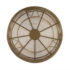 HomeRoots Table d'appoint ronde en fer doré antique 18