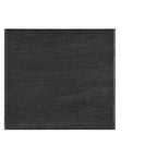 Table d'appoint HomeRoots 24 en bois massif noir vieilli