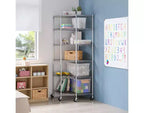 Étagère d'angle en acier Seville Classics UltraDurable à 6 niveaux certifiée NSF, 71,12 cm P x 71,12 cm L x 182,88 cm H