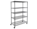 Seville Classics UltraDurable 5-Tier 48 x 24 Steel Wire Shelving