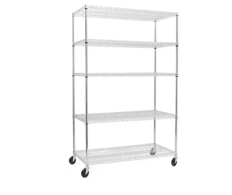 Étagère métallique en fil d'acier UltraDurable à 5 niveaux 48 x 24 de Seville Classics
