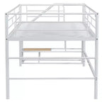 Lit mezzanine mi-hauteur Whisen 88,80''L 41,40''l 39,00''H avec escalier de rangement
