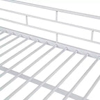 Lit mezzanine mi-hauteur Whisen 88,80''L 41,40''l 39,00''H avec escalier de rangement