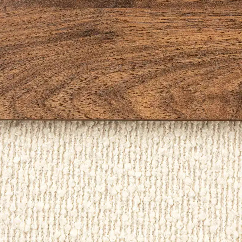 Pouffe Bouclé Polyvalent avec Rangement Caché Household Essentials