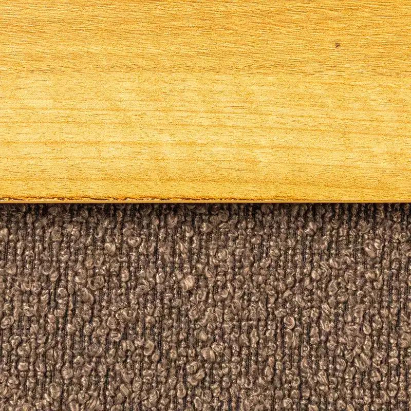 Pouffe Bouclé Polyvalent avec Rangement Caché Household Essentials