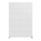 Jardinière rectangulaire en métal noir avec treillis et paravent 72 H35W Dovelina pour terrasse de café, jardin et balcons