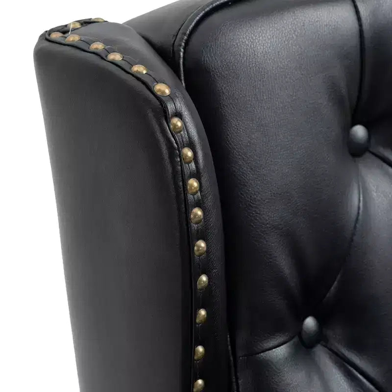 Fauteuil en bois, Chaise d'appoint moderne Chaise longue avec pieds en bois robustes pour salon chambre à coucher