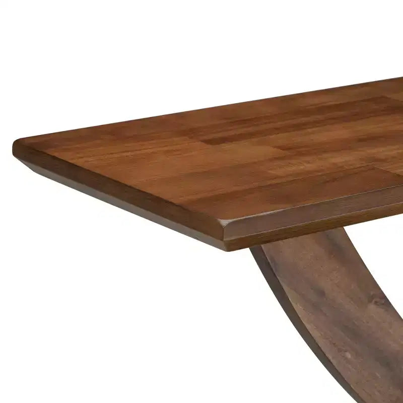 Christopher Knight Home Browni Console à pieds croisés en bois d'acacia rustique de 57 po