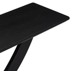 Christopher Knight Home Browni Console à pieds croisés en bois d'acacia rustique de 57 po