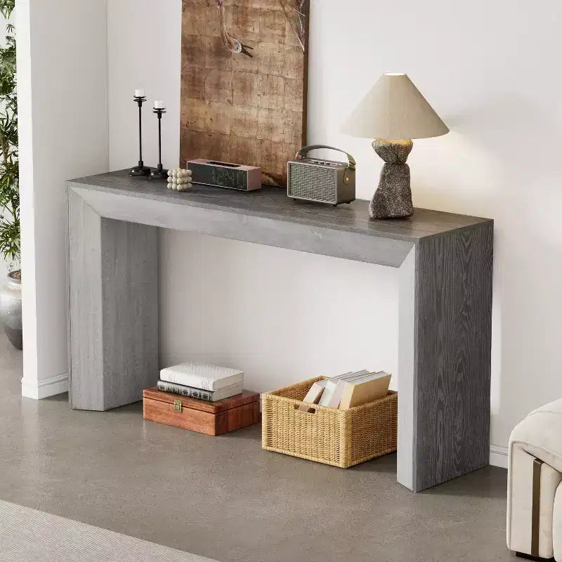 Christopher Knight Home Ihab Table console rectangulaire moderne minimaliste en bois