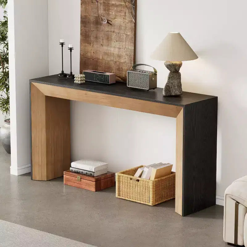 Christopher Knight Home Ihab Table console rectangulaire moderne minimaliste en bois