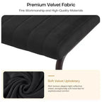 Bekrvio 30 Tabourets de bar pivotants lot de 2/3/4 avec dossier en rotin, revêtement en velours et cadre en métal noir, tabouret de cuisine moderne du milieu du siècle pour îlot de cuisine et bar