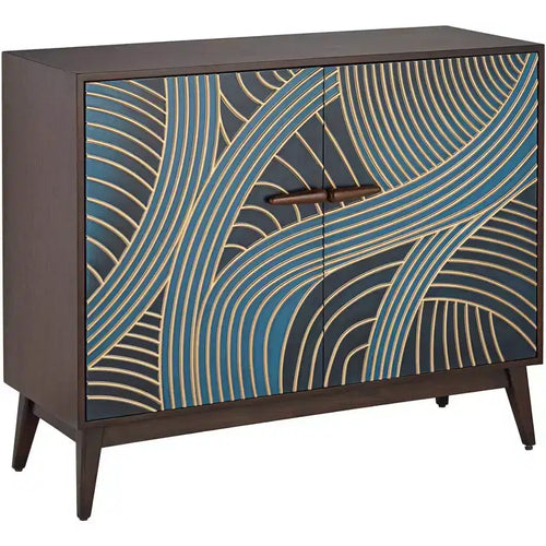 55 Downing Street Delilah 35 1/4 Wide Multicolor 2-Door Accent Chest