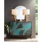 55 Downing Street Delilah Buffet d'appoint 2 portes multicolore de 89,5 cm de large