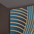 55 Downing Street Delilah Buffet d'appoint 2 portes multicolore de 89,5 cm de large