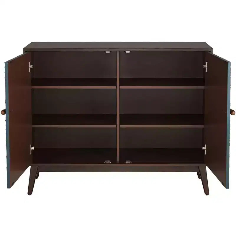 55 Downing Street Delilah Buffet d'appoint 2 portes multicolore de 89,5 cm de large