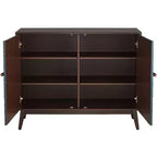 55 Downing Street Delilah Buffet d'appoint 2 portes multicolore de 89,5 cm de large