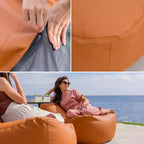Fauteuil de jardin léger Big Joe Luft, tissu Sunbrella de qualité supérieure, rembourrage en billes ComfortFlow