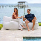 Fauteuil de jardin léger Big Joe Luft, tissu Sunbrella de qualité supérieure, rembourrage en billes ComfortFlow