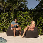 Fauteuil de jardin léger Big Joe Luft, tissu Sunbrella de qualité supérieure, rembourrage en billes ComfortFlow