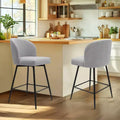Tabourets de bar pivotants Vatros, hauteur comptoir, lot de 2