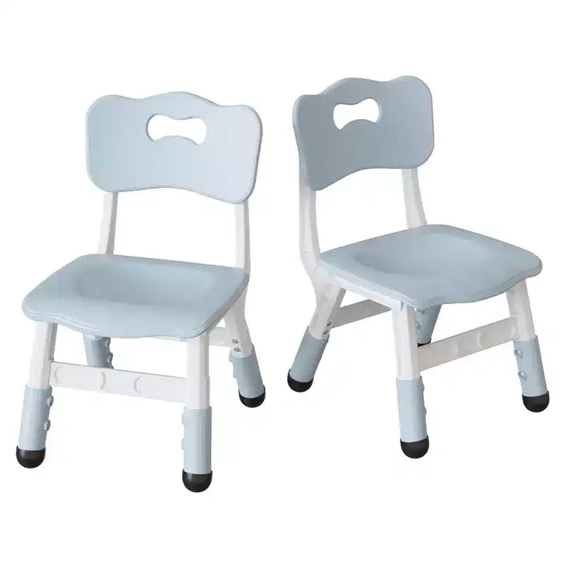 Chaises pour enfants réglables en hauteur sur 3 niveaux - Chaises en plastique pour tout-petits avec patins antidérapants pour les enfants de 2 à 12 ans