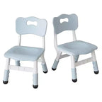 Chaises pour enfants réglables en hauteur sur 3 niveaux - Chaises en plastique pour tout-petits avec patins antidérapants pour les enfants de 2 à 12 ans