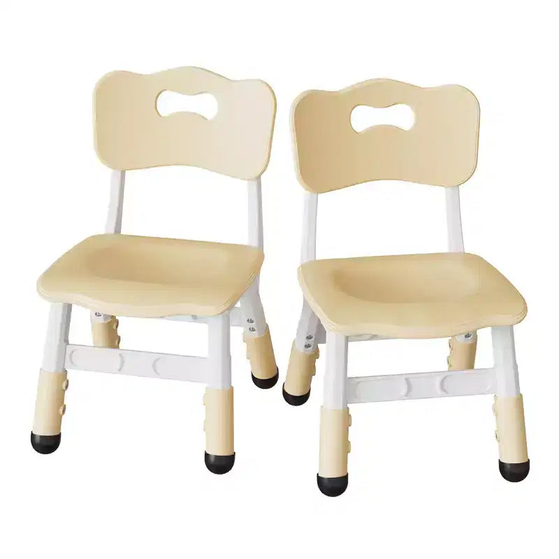 Chaises pour enfants réglables en hauteur sur 3 niveaux - Chaises en plastique pour tout-petits avec patins antidérapants pour les enfants de 2 à 12 ans