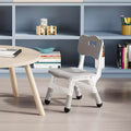 Chaises pour enfants réglables en hauteur sur 3 niveaux - Chaises en plastique pour tout-petits avec patins antidérapants pour les enfants de 2 à 12 ans